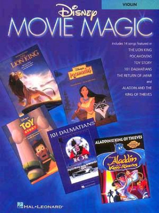 Book Disney Movie Magic Violin Hal Leonard Corp