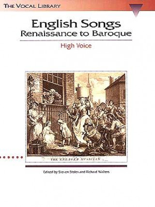 Книга English Songs Renaissance to Baroque - High Voice Hal Leonard Corp