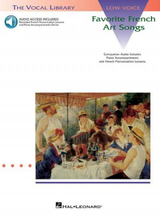 Kniha Favorite French Art Songs (Low Voice) Hal Leonard Corp