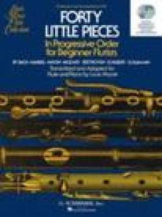 Carte Forty Little Pieces in Progressive Order for Beginnner Flutists - Performance and Accompaniment 