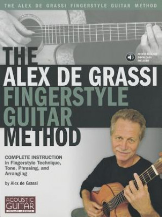 Книга GRASSI FINGERSTYLE GUITAR MTHD BKCD Alex de Grassi