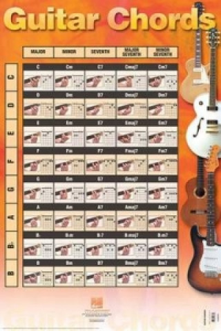 Materiale tipărite Guitar Chords Poster Hal Leonard Publishing Corporation