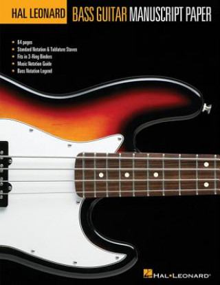 Carte Hal Leonard Bass Guitar Manuscript Paper Hal Leonard Publishing Corporation