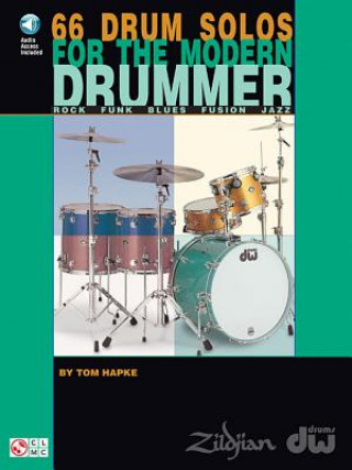 Könyv 66 DRUM SOLOS FOR THE MODERN DRUMMER Tom Hapke