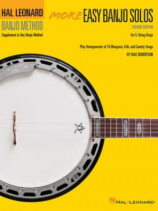 Book Hal Leonard Banjo Method More Easy Banjo Solos Bjo Bk Will Schmid