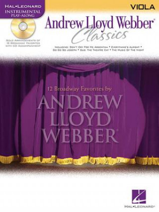 Könyv ANDREW LLOYD WEBBER CLASSICS VIOLA Andrew Lloyd Webber