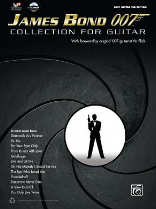 Knjiga James Bond 007 Collection for the Guitar Alfred Music