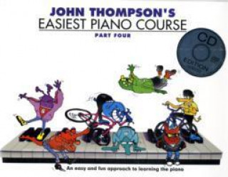 Könyv John Thompson's Easiest Piano Course 4 & Audio 