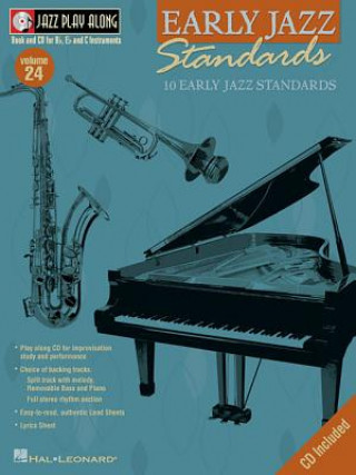 Carte JPA VOL 24 EARLY JAZZ STANDRDS BKCD Hal Leonard Corp