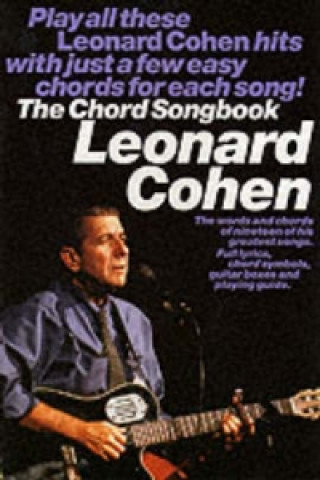 Kniha Leonard Cohen 