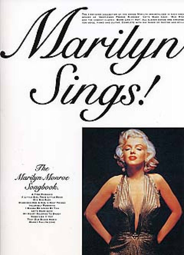 Buch Marilyn Sings! MONROE
