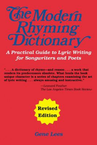 Buch Modern Rhyming Dictionar Gene Lees