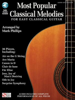 Carte Most Popular Classical Melodies for Easy Classical Guitar Mark Phillips