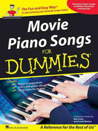 Kniha Movie Piano Songs For Dummies 