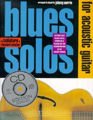 Kniha Blues Solos For Acoustic Johhny Norris
