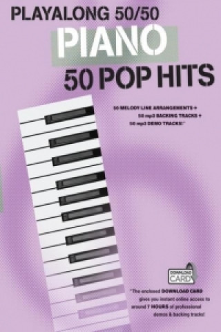 Книга Playalong 50/50 Piano Pop Hits 