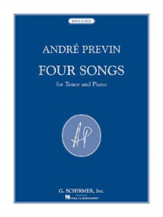 Książka PREVIN FOUR SONGS TENOR VCEPF Andre Previn