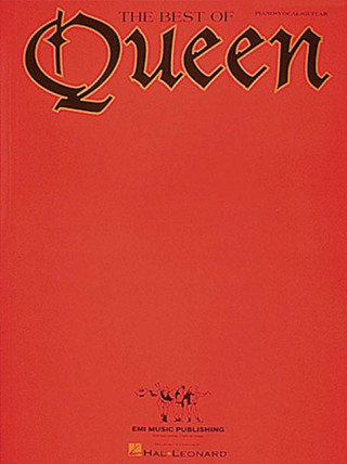 Libro Best of Queen (PVG) S. Sagreras Julio