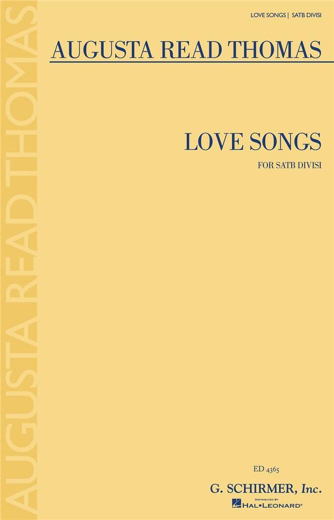 Carte READ THOMAS LOVE SONGS SATB ACAP THOMAS