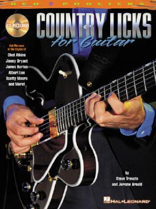 Kniha Country Licks for Guitar Jerome Arnold