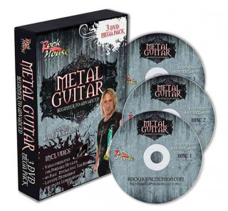 Książka ROCK HOUSE METAL GTR 3DVD MEGA PACK 