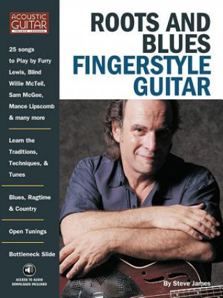 Book Roots & Blues Fingerstyle Guitar Steve James