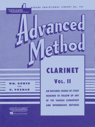 Kniha RUBANK ADVANCED METHOD VOL 2 CLT BK H. Voxman