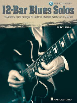 Carte 12-Bar Blues Solos (Book/Online Audio) Dave Rubin