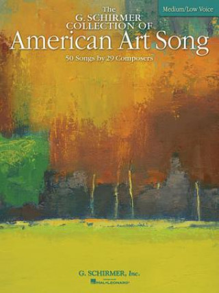 Book SCHIRMER AMERICAN ART SONGS LOW BK Hal Leonard Corp