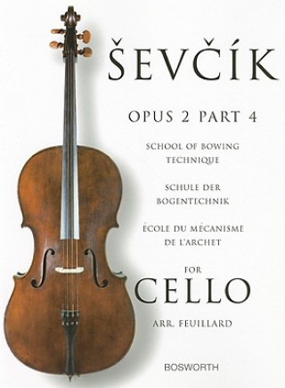 Книга Sevcik Cello Studies Otakar Sevcik