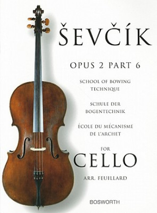 Könyv Sevcik Cello Studies Otakar Sevcik