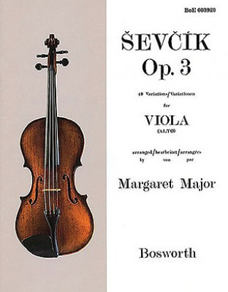 Kniha Sevcik Viola Studies Otakar Sevcik