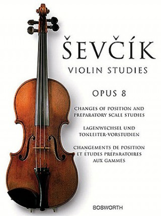 Libro Violin Studies Opus 8 Otakar Sevcik