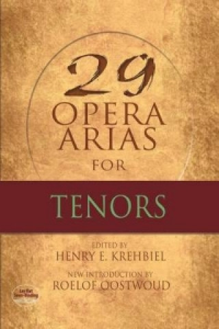Kniha Twenty-Nine Opera Arias for Tenor 