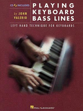 Książka Playing Keyboard Bass Lines (Left-Hand Technique) John Valerio