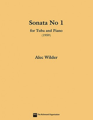 Książka WILDER ALEC SONATA FOR TUBA PIANO Alec Wilder