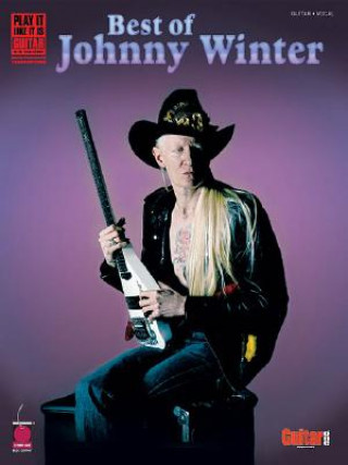 Kniha WINTER JOHNNY BEST OF GTR TAB Johnny Winter