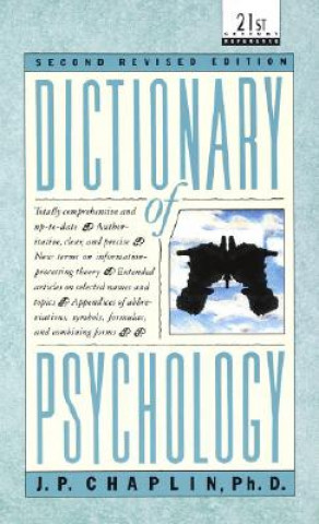 Carte Dictionary of Psychology J.P. Chaplin