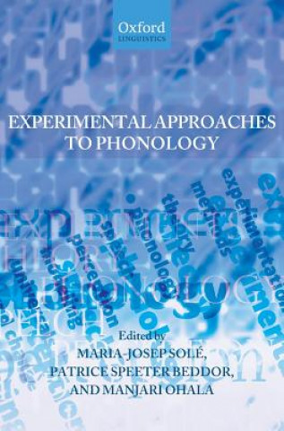 Carte Experimental Approaches to Phonology Maria-Josep Sole