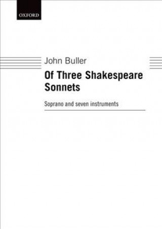 Libro Of Three Shakespeare Sonnets John Buller