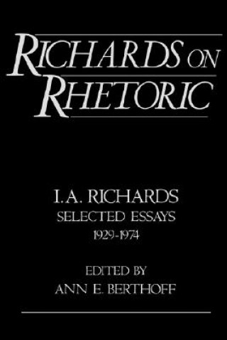 Książka Richards on Rhetoric Ivor A. Richards