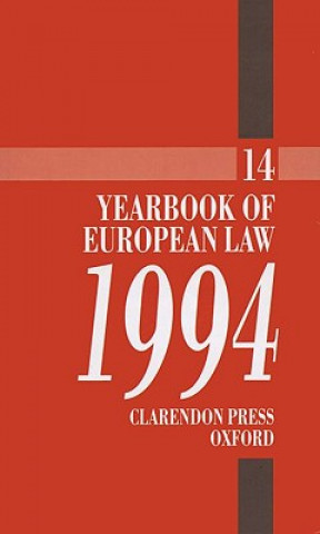 Książka Yearbook of European Law Ami Barav