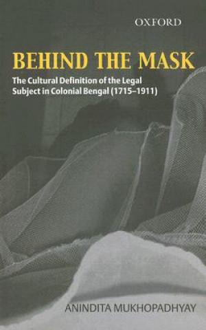 Kniha Behind the Mask Anindita Mukhopadhyay