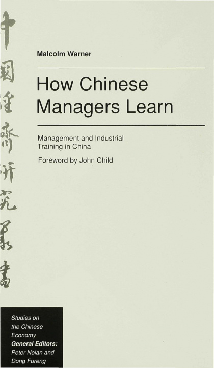 Libro How Chinese Managers Learn Malcolm Warner