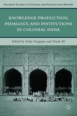 Könyv Knowledge Production, Pedagogy, and Institutions in Colonial India Daud Ali