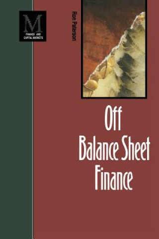 Książka Off Balance Sheet Finance Ron Paterson