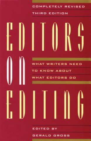 Carte Editors on Editing Gerald Gross
