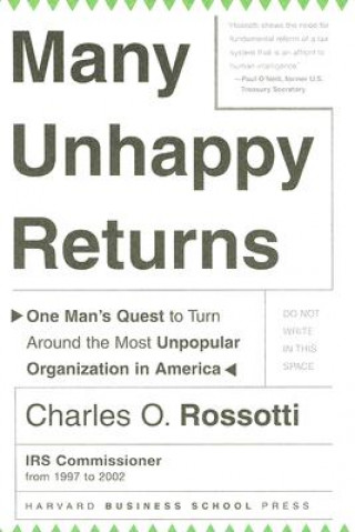 Kniha Many Unhappy Returns Charles O. Rossotti