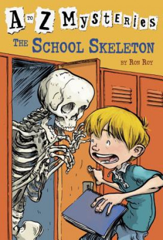 Książka to Z Mysteries: The School Skeleton Ron Roy