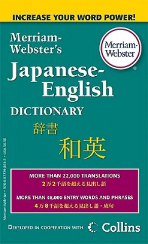 Kniha M-W Japanese-English Dictionary Merriam-Webster